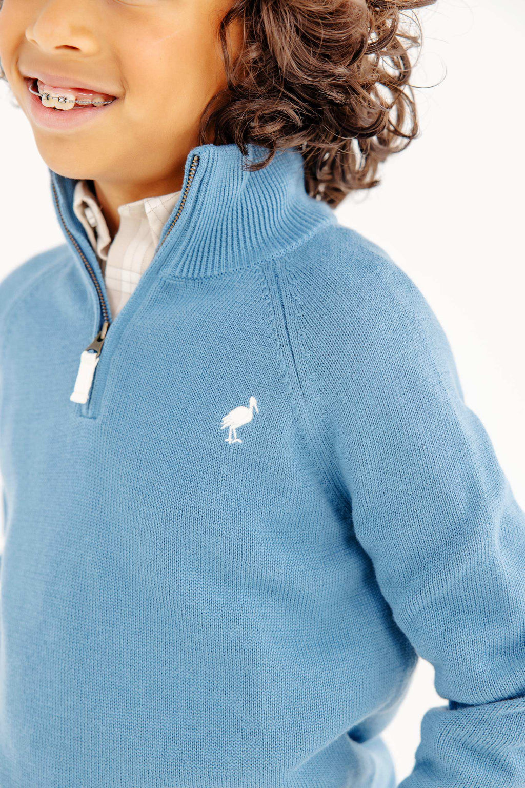 The Beaufort Bonnet Company- Hayden Half Zip Sweater