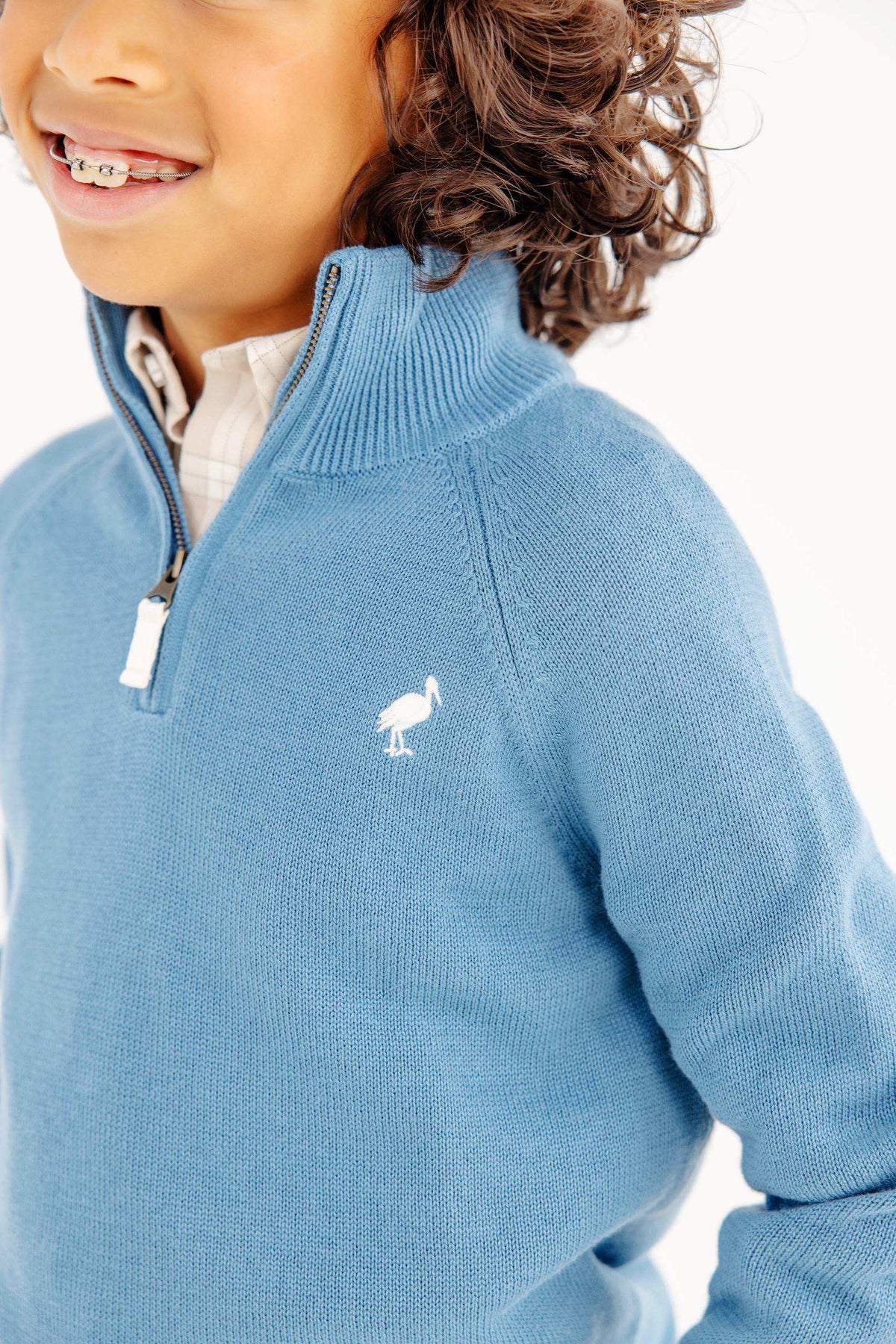 The Beaufort Bonnet Company- Hayden Half Zip Sweater