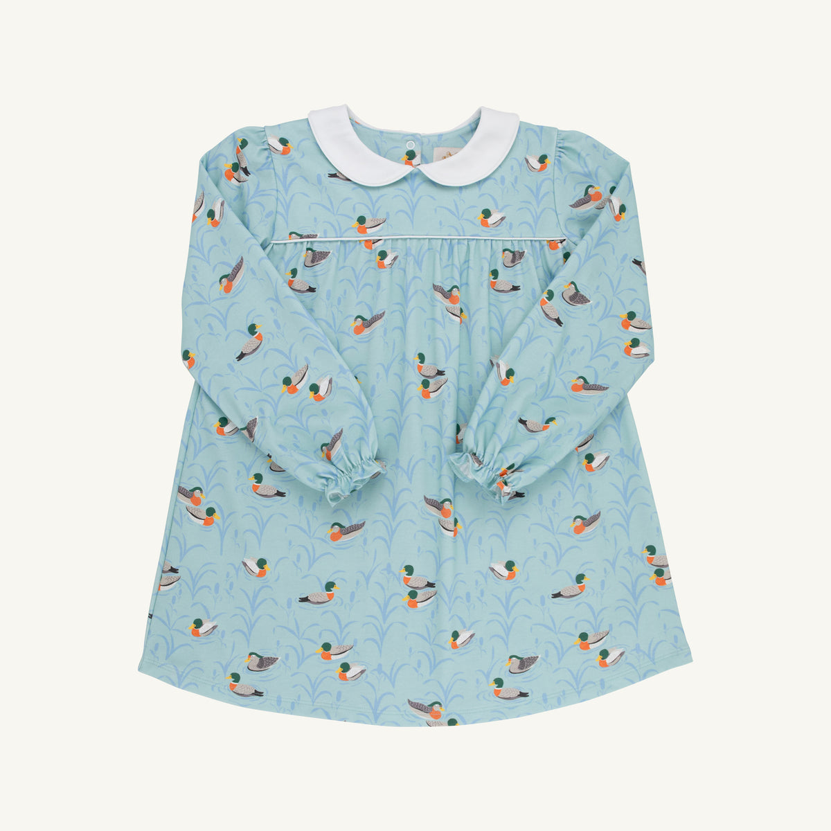 The Beaufort Bonnet Company- Long Sleeve Maerin Fitz Frock- Fine Weather For Ducks