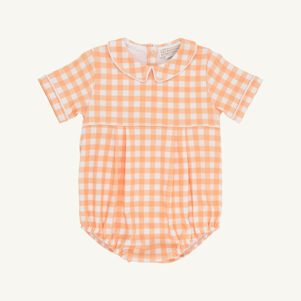The Beaufort Bonnet Company- Bradford Bubble- Seashore Sherbet Gingham & Worth Avenue White