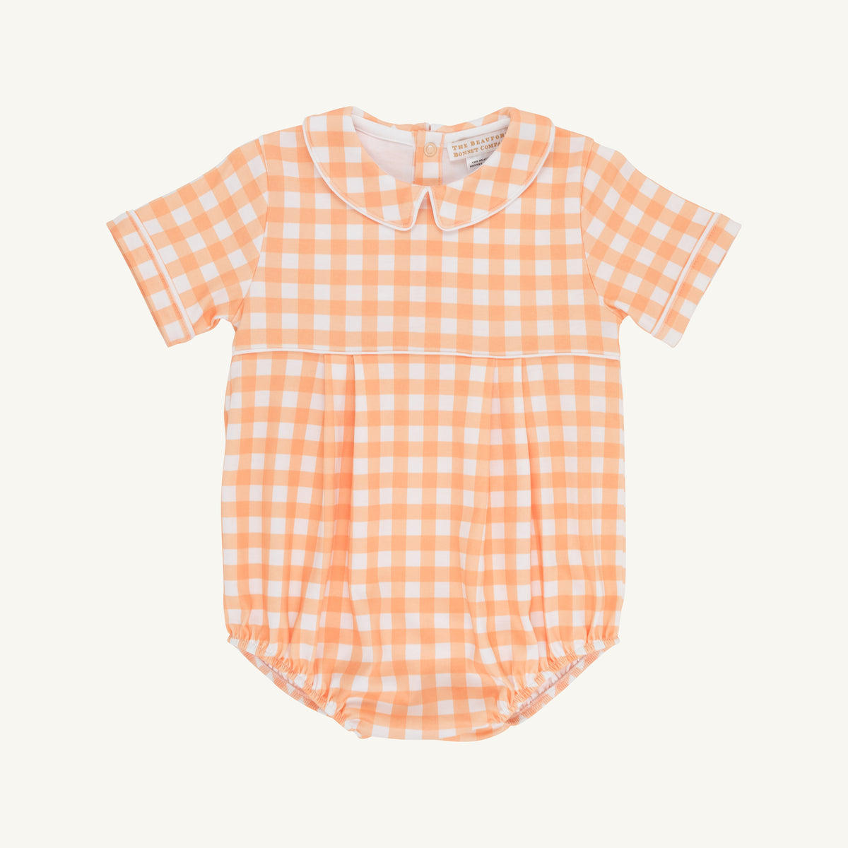 The Beaufort Bonnet Company- Bradford Bubble- Seashore Sherbet Gingham & Worth Avenue White