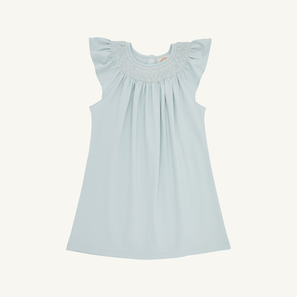 The Beaufort Bonnet Company- Angel Sleeve Sandy Smocked Dress- Pima