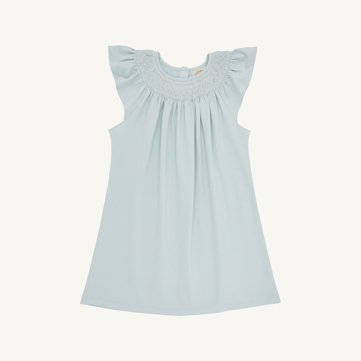 The Beaufort Bonnet Company- Angel Sleeve Sandy Smocked Dress- Pima