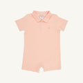The Beaufort Bonnet Company- Sir Proper's Romper-Seashore Sherbet Stripe