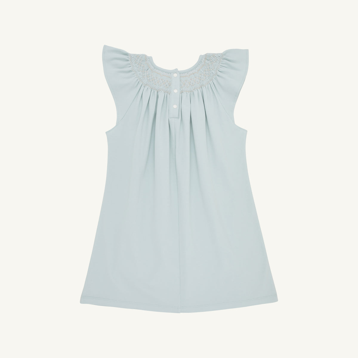 The Beaufort Bonnet Company- Angel Sleeve Sandy Smocked Dress- Pima