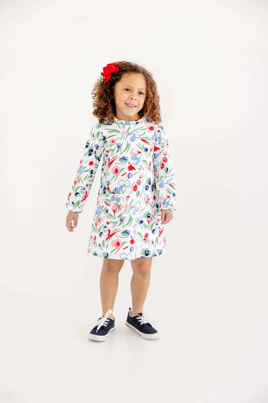 The Beaufort Bonnet Company- Long Sleeve Lizzie's Luxe Leisure Dress