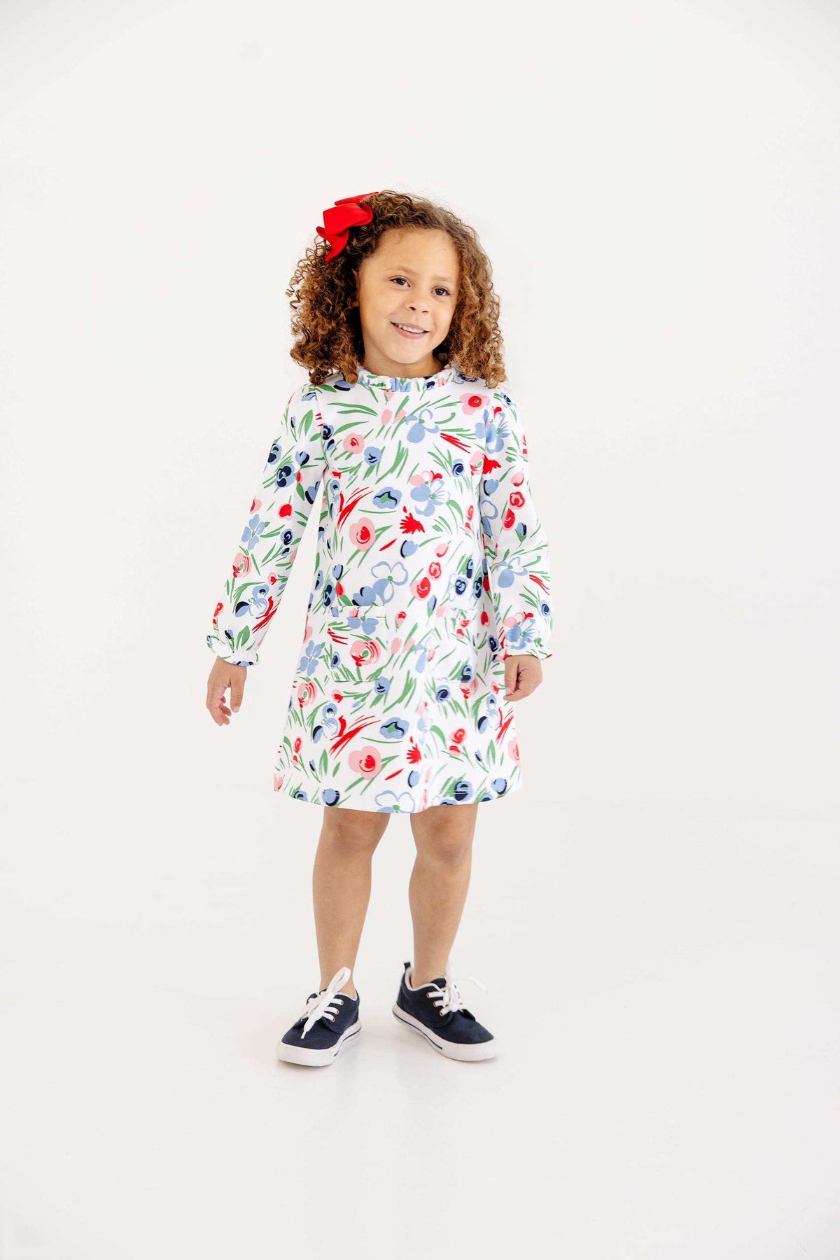 The Beaufort Bonnet Company- Long Sleeve Lizzie's Luxe Leisure Dress